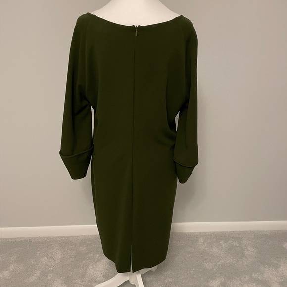 Alton Gray Sheath Dress in Green.  Size 14 Worn 1 time like new condition - Picture 3 of 8